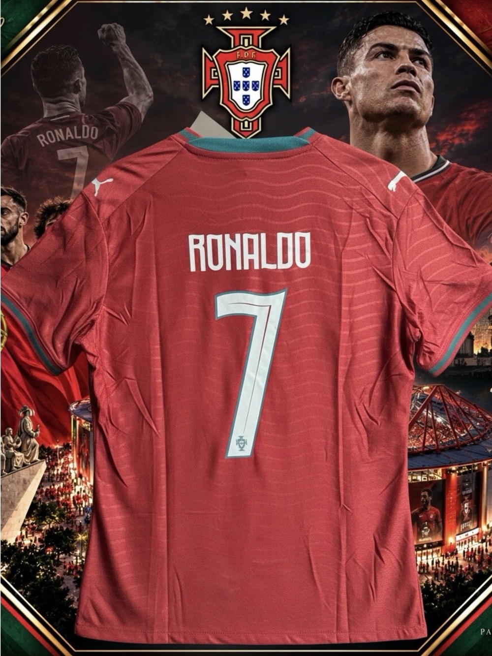 2026 World Cup Ronaldo Portugal Jersey XL/2XL